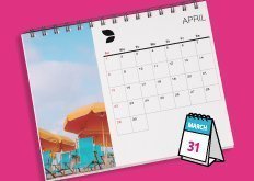 ออกแบบปฎิทินปี 2561 ด้วยเทมเพลตสำเร็จรูป