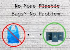 No More Plastic Bags? No Problem. 3 Reasons Why Businesses Should Replace Plastic Bags