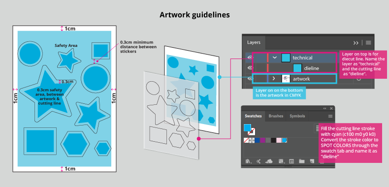 Stage6 A4 Mixed Sticker Sheet