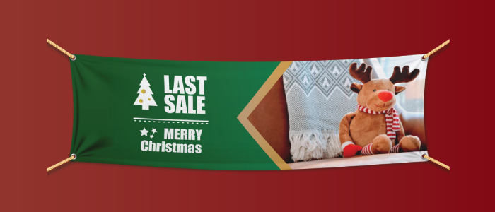 Outdoor Banner for Christmas