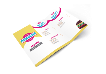 print folded menus online free fast delivery gogoprint